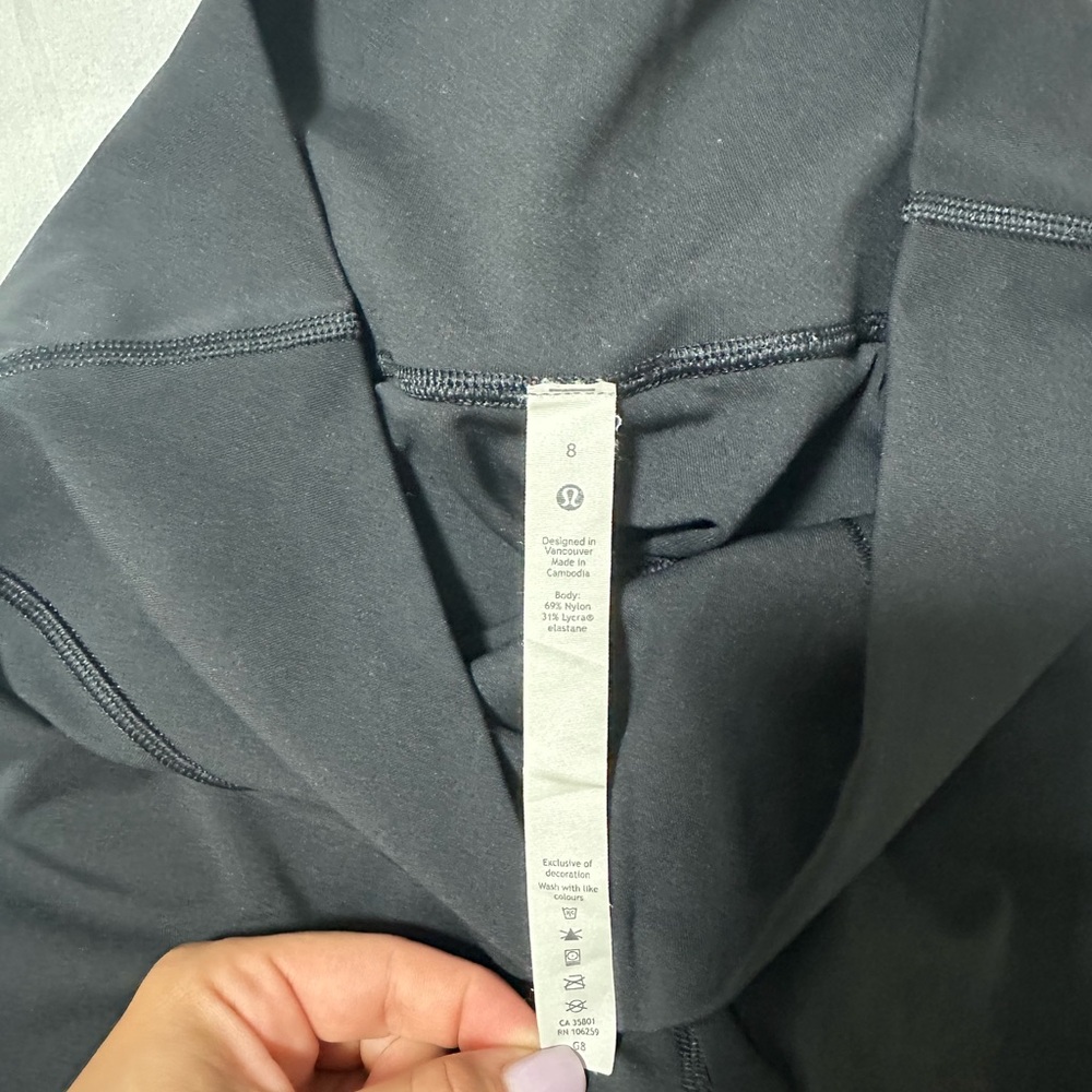 Lululemon Black Algin leggings